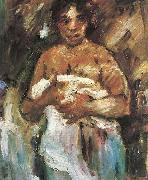 Lovis Corinth Madchen, sich entkleidend France oil painting artist